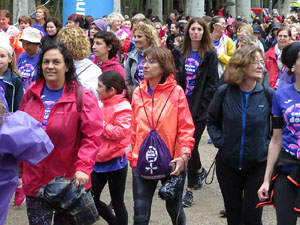 Cursa de la Dona 2018. Concentraci&oacute; i sortida del Parc de la Devesa, cursa pels carrers de Girona i arribada a la Copa