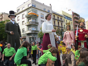 Fires 2018. 37a. Trobada de Gegants de Fires de Sant Narc&iacute;s. La cercavila