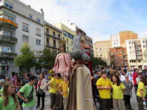 Fires 2018. 37a. Trobada de Gegants de Fires de Sant Narc&iacute;s. La cercavila