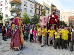 Fires 2018. 37a. Trobada de Gegants de Fires de Sant Narc&iacute;s. La cercavila