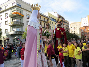 Fires 2018. 37a. Trobada de Gegants de Fires de Sant Narc&iacute;s. La cercavila