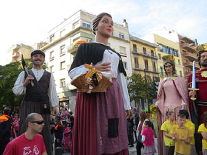 Fires 2018. 37a. Trobada de Gegants de Fires de Sant Narc&iacute;s. La cercavila