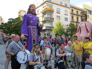 Fires 2018. 37a. Trobada de Gegants de Fires de Sant Narc&iacute;s. La cercavila