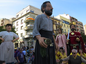 Fires 2018. 37a. Trobada de Gegants de Fires de Sant Narc&iacute;s. La cercavila