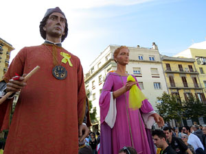 Fires 2018. 37a. Trobada de Gegants de Fires de Sant Narc&iacute;s. La cercavila
