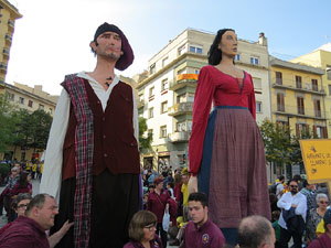 Fires 2018. 37a. Trobada de Gegants de Fires de Sant Narc&iacute;s. La cercavila