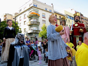 Fires 2018. 37a. Trobada de Gegants de Fires de Sant Narc&iacute;s. La cercavila