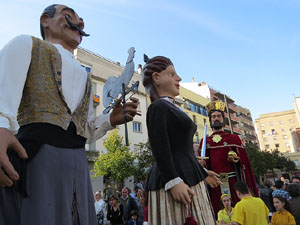 Fires 2018. 37a. Trobada de Gegants de Fires de Sant Narc&iacute;s. La cercavila