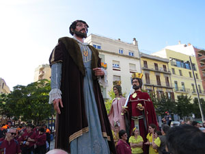 Fires 2018. 37a. Trobada de Gegants de Fires de Sant Narc&iacute;s. La cercavila