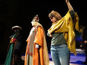 Nadal 2018 a Girona. Assaig de 'Els Pastorets de Girona' al Teatre Municipal