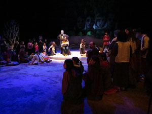 Nadal 2018 a Girona. Assaig de 'Els Pastorets de Girona' al Teatre Municipal