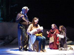 Nadal 2018 a Girona. Assaig de 'Els Pastorets de Girona' al Teatre Municipal