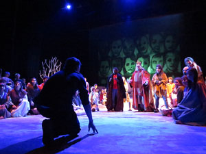 Nadal 2018 a Girona. Assaig de 'Els Pastorets de Girona' al Teatre Municipal