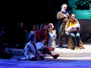 Nadal 2018 a Girona. Assaig de 'Els Pastorets de Girona' al Teatre Municipal