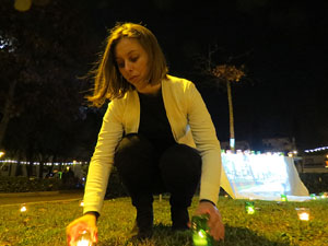 Nadal 2018 a Girona. VIBRA. Festa de la llum. Instal·lacions a diversos indrets de la ciutat