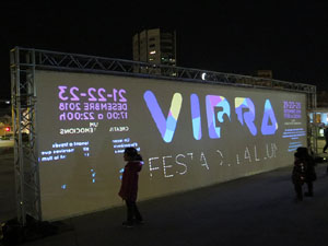 Nadal 2018 a Girona. VIBRA. Festa de la llum. Instal·lacions a diversos indrets de la ciutat