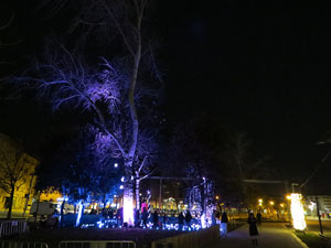 Nadal 2018 a Girona. VIBRA. Festa de la llum. Instal·lacions a diversos indrets de la ciutat