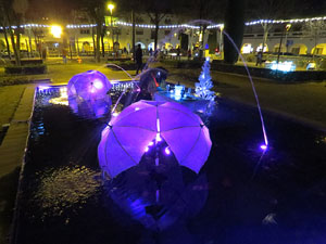 Nadal 2018 a Girona. VIBRA. Festa de la llum. Instal·lacions a diversos indrets de la ciutat