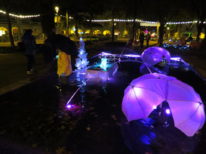 Nadal 2018 a Girona. VIBRA. Festa de la llum. Instal·lacions a diversos indrets de la ciutat
