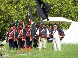 XI Festa Reviu els Setges Napole&ograve;nics de Girona. Recreaci&oacute; d'una batalla napole&ograve;nica al Parc de les Ribes del Ter