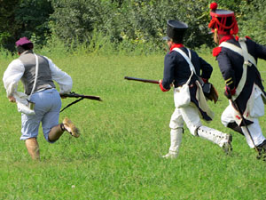 XI Festa Reviu els Setges Napole&ograve;nics de Girona. Recreaci&oacute; d'una batalla napole&ograve;nica al Parc de les Ribes del Ter