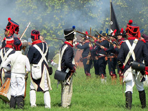XI Festa Reviu els Setges Napole&ograve;nics de Girona. Recreaci&oacute; d'una batalla napole&ograve;nica al Parc de les Ribes del Ter