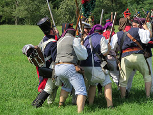 XI Festa Reviu els Setges Napole&ograve;nics de Girona. Recreaci&oacute; d'una batalla napole&ograve;nica al Parc de les Ribes del Ter