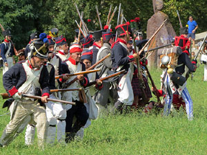 XI Festa Reviu els Setges Napole&ograve;nics de Girona. Recreaci&oacute; d'una batalla napole&ograve;nica al Parc de les Ribes del Ter