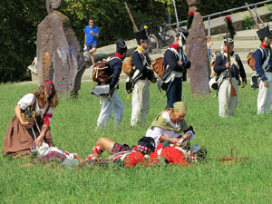 XI Festa Reviu els Setges Napole&ograve;nics de Girona. Recreaci&oacute; d'una batalla napole&ograve;nica al Parc de les Ribes del Ter