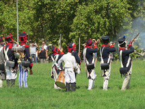 XI Festa Reviu els Setges Napole&ograve;nics de Girona. Recreaci&oacute; d'una batalla napole&ograve;nica al Parc de les Ribes del Ter