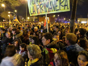 21F Vaga general. La manifestació més gran de la història de Girona, amb 70.000 participants