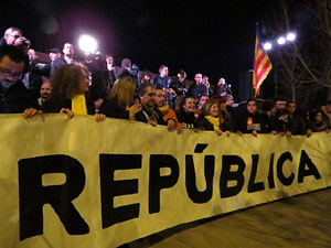 21F Vaga general. La manifestació més gran de la història de Girona, amb 70.000 participants