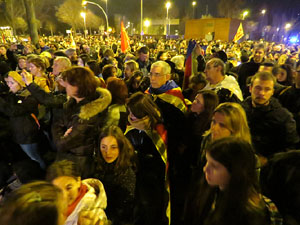 21F Vaga general. La manifestació més gran de la història de Girona, amb 70.000 participants