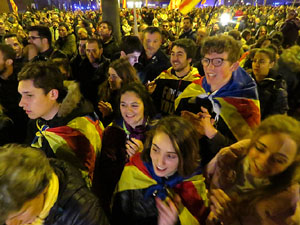 21F Vaga general. La manifestació més gran de la història de Girona, amb 70.000 participants
