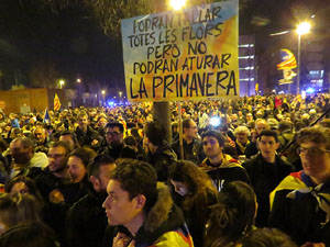 21F Vaga general. La manifestació més gran de la història de Girona, amb 70.000 participants