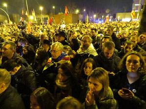 21F Vaga general. La manifestació més gran de la història de Girona, amb 70.000 participants