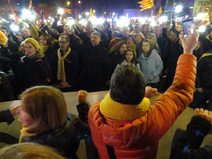 21F Vaga general. La manifestació més gran de la història de Girona, amb 70.000 participants