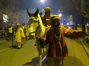 La Cavalcada de Reis 2019. Desfilada pels carrers de la ciutat, fins la plaça del Vi