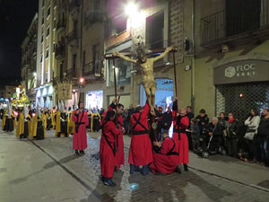 Setmana Santa 2019 a Girona. Divendres Sant. La process&oacute; del Sant Enterrament