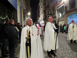 Setmana Santa 2019 a Girona. Divendres Sant. La process&oacute; del Sant Enterrament