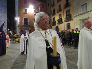 Setmana Santa 2019 a Girona. Divendres Sant. La processó del Sant Enterrament