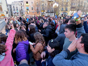Festival Strenes 2019. Concert inaugural al terrat del punt d'Informació de la Rambla, a càrrec d'Oques Grasses
