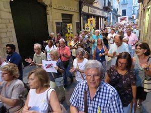 Concentraci&oacute; a la pla&ccedil;a del Vi per la independ&egrave;ncia i la llibertat dels presos pol&iacute;tics