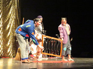 Festivals de Girona. FITAG 2019 - 'Tinto corazón'. Espectacle interpretat per la companyia 'Situación País' de Valparaiso, Xile