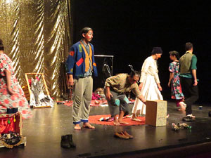 Festivals de Girona. FITAG 2019 - 'Tinto corazón'. Espectacle interpretat per la companyia 'Situación País' de Valparaiso, Xile