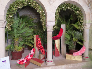 Temps de Flors 2019. Instal·lacions i decoracions florals als diversos espais dels Banys Àrabs