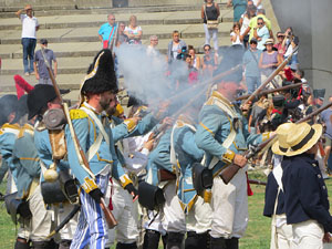 XII Festa Reviu els Setges Napole&ograve;nics de Girona. Recreaci&oacute; d'una batalla napole&ograve;nica al Parc de les Ribes del Ter