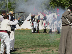 XII Festa Reviu els Setges Napole&ograve;nics de Girona. Recreaci&oacute; d'una batalla napole&ograve;nica al Parc de les Ribes del Ter