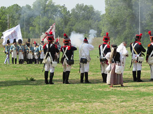 XII Festa Reviu els Setges Napole&ograve;nics de Girona. Recreaci&oacute; d'una batalla napole&ograve;nica al Parc de les Ribes del Ter