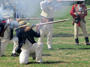 XII Festa Reviu els Setges Napole&ograve;nics de Girona. Recreaci&oacute; d'una batalla napole&ograve;nica al Parc de les Ribes del Ter